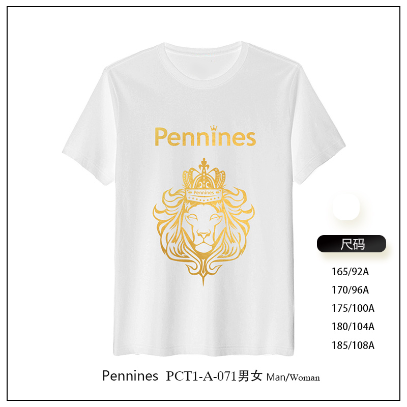 Pennines-PCT1-A-071男女 T恤